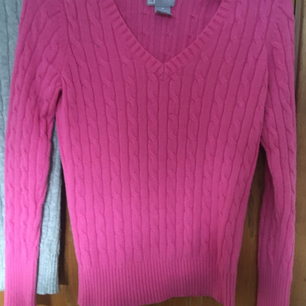 Lot of 2 - JCP Sweaters- Pink, Gray - M - Picture 2 of 6